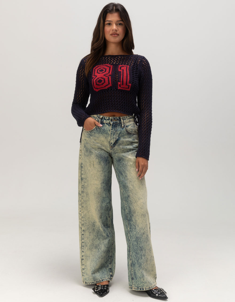 GUESS ORIGINALS Womens Crochet Top image number 1