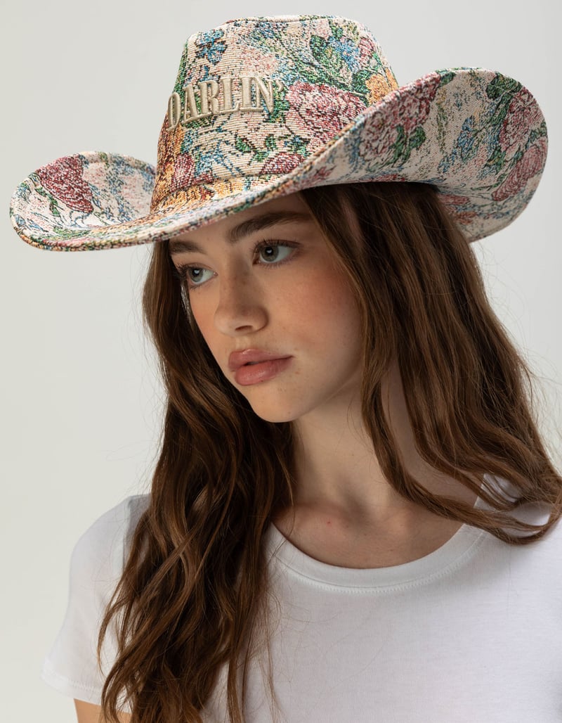 Darlin Tapestry Womens Cowboy Hat image number 5