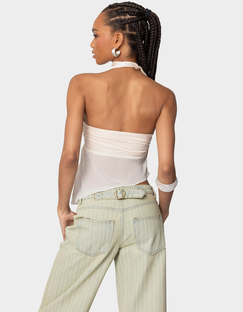 EDIKTED Asymmetric Two Piece Scarf Top image number 2