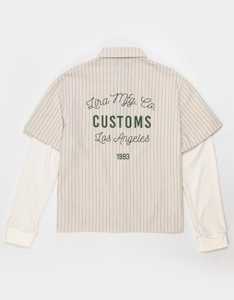 LIRA Customs Mens Long Sleeve Button Up 2fer Work Shirt image number 0