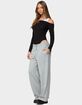 EDIKTED Lorelle Wide Leg Sweatpants image number 4