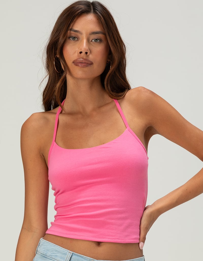 TILLYS Womens Tie Halter Top image number 0