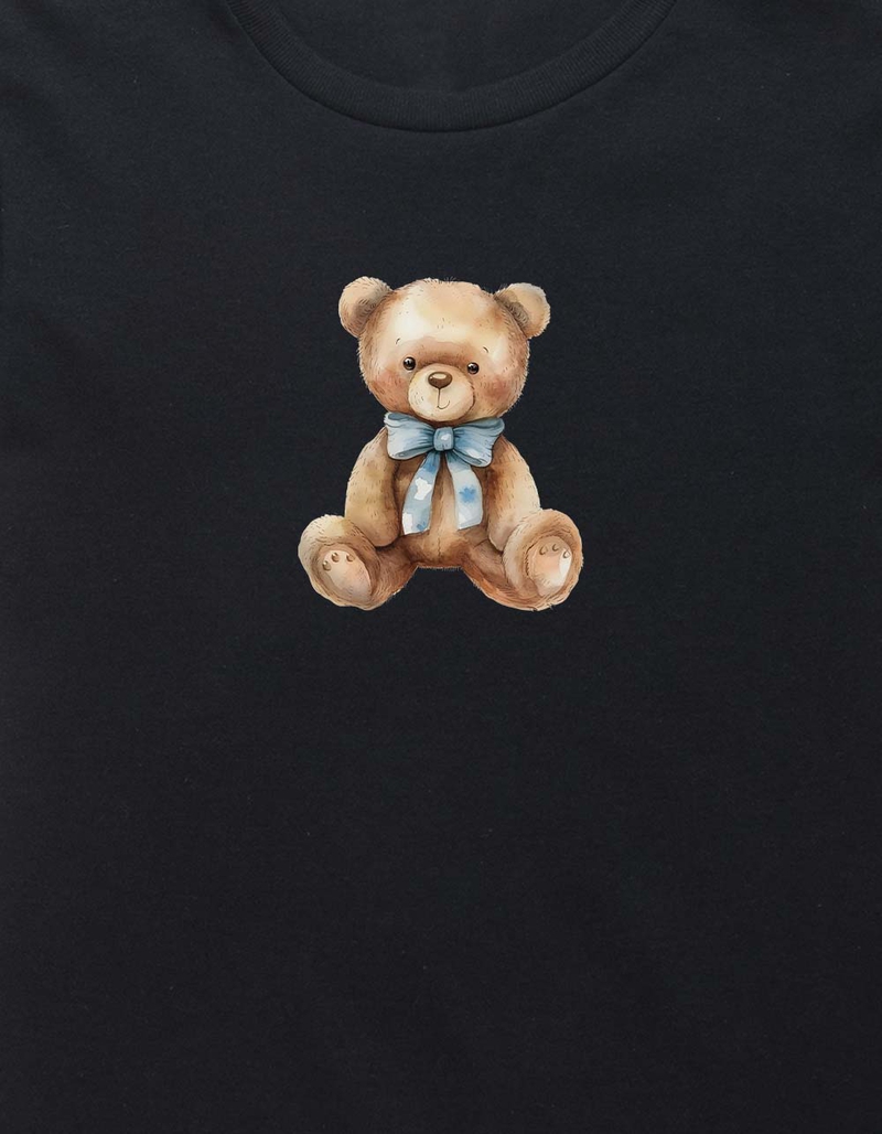 BEAR Soft Blue Bow Unisex Kids Tee image number 1