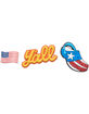 CROCS 3 Pack Texas Jibbitz Charms image number 1