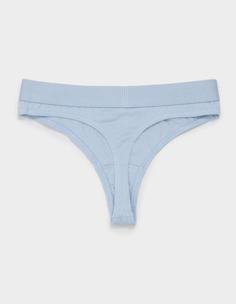 FULL TILT Waistband Cotton Thong image number 1