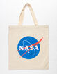 NASA Logo Natural Tote Bag image number 2