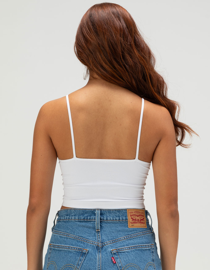 FULL TILT Scoop Neck Rib Seamless Womens Cami image number 3