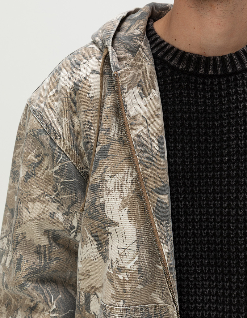 RSQ Mens Hooded Twill Jacket image number 5