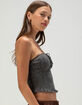 RSQ Womens Cable Tube Top image number 3