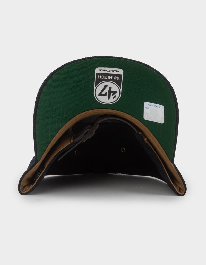 47 BRAND Las Vegas Raiders Golden Age Cord '47 Hitch Strapback Hat image number 4