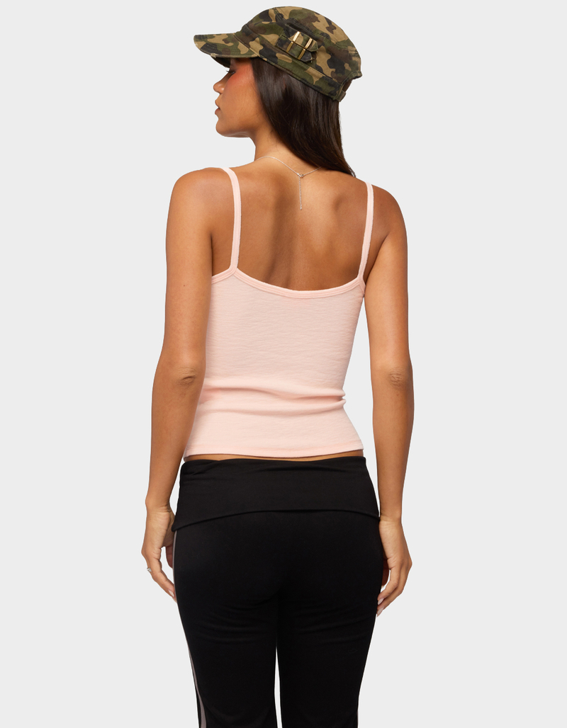 EDIKTED Channa Henley Tank Top image number 2