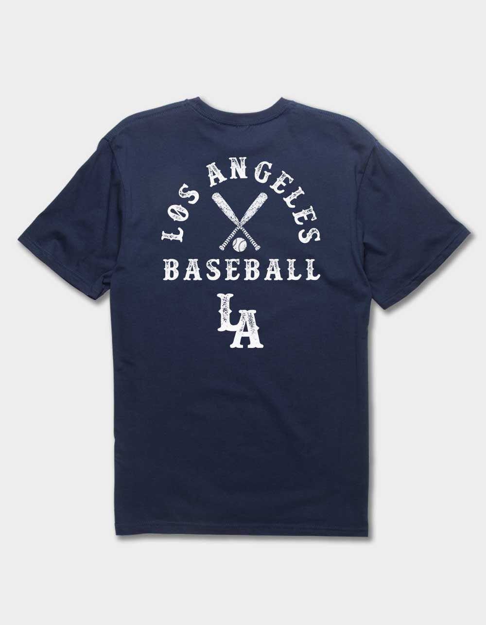 ■LMC■ BASEBALL SCRIPT TEE dark blue 0LM24STS107DBL LOS ANGELES Baseball Unisex Tee - NAVY | Tillys