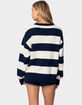 EDIKTED Riley Oversized Striped Sweater image number 5