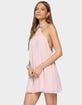 EDIKTED Emeline Backless Halter Mini Dress image number 2