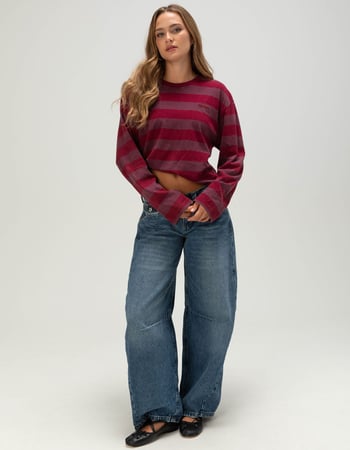 BDG Urban Outfitters Kai Womens Boxy Long Sleeve Stripe Tee Alternative Image