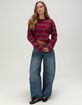 BDG Urban Outfitters Kai Womens Boxy Long Sleeve Stripe Tee image number 2