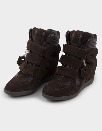 STEVE MADDEN Mavis Womens High Top Wedge Sneakers Primary Image