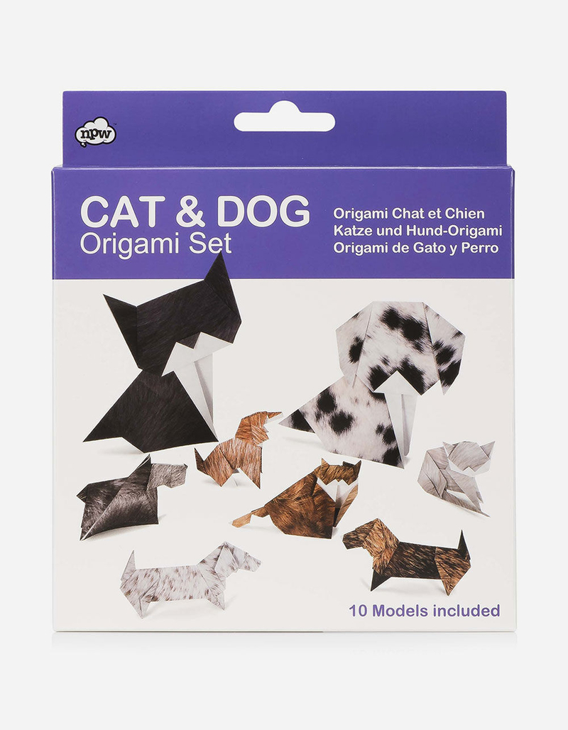 Cat & Dog Origami Set image number 0