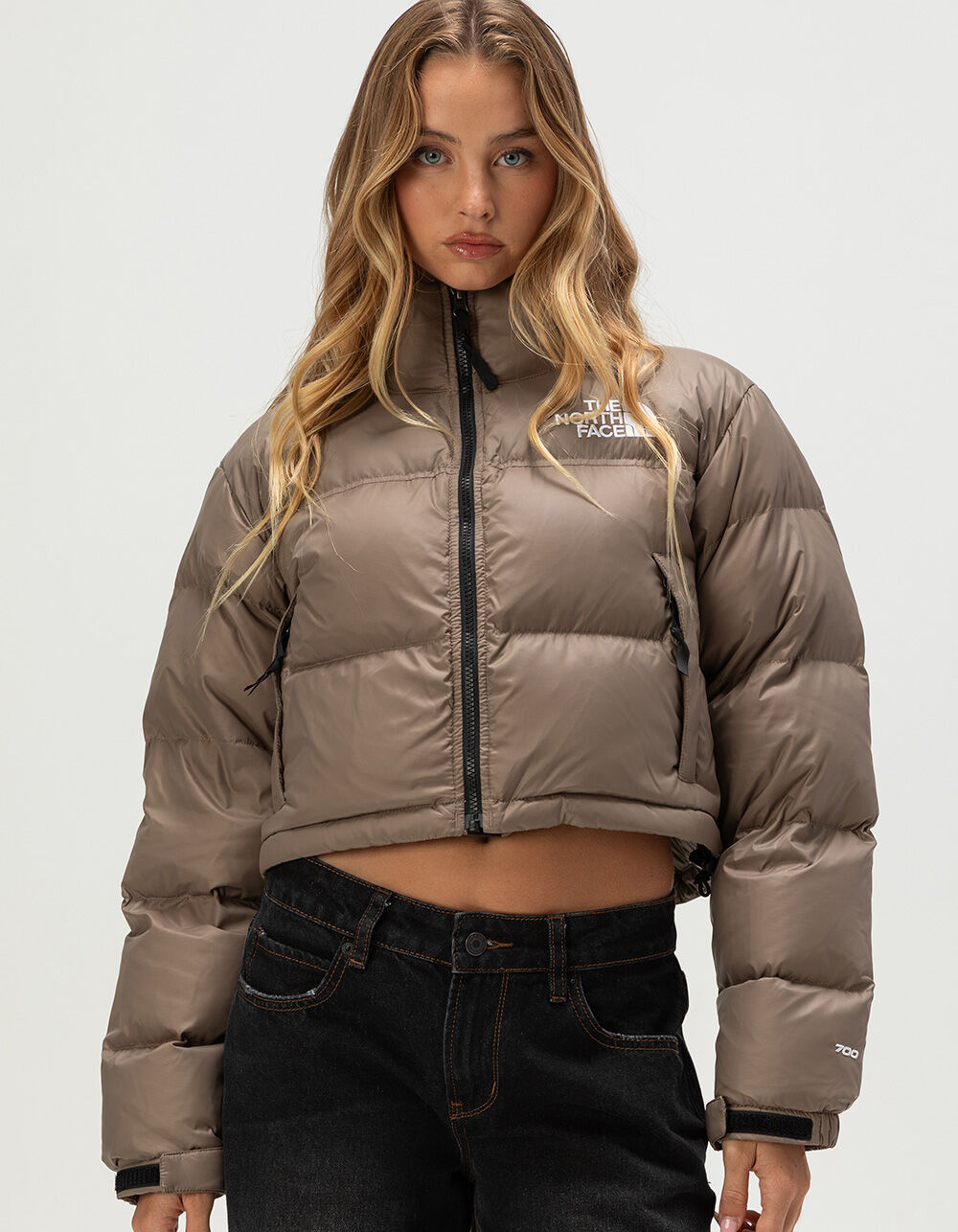 THE NORTH FACE Nuptse Womens Short Jacket - MOCHA | Tillys