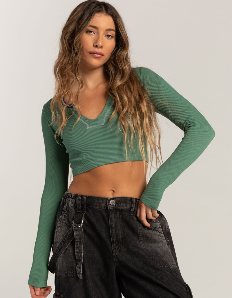BDG Urban Outfitters Seamless Going For Gold Womens Knit Top image number 4