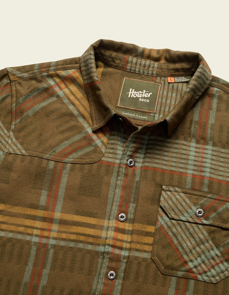 HOWLER BROTHERS Harker's Mens Flannel image number 3