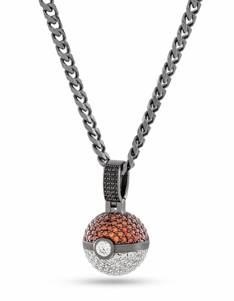 KING ICE x Pokémon Poké Ball Necklace image number 1