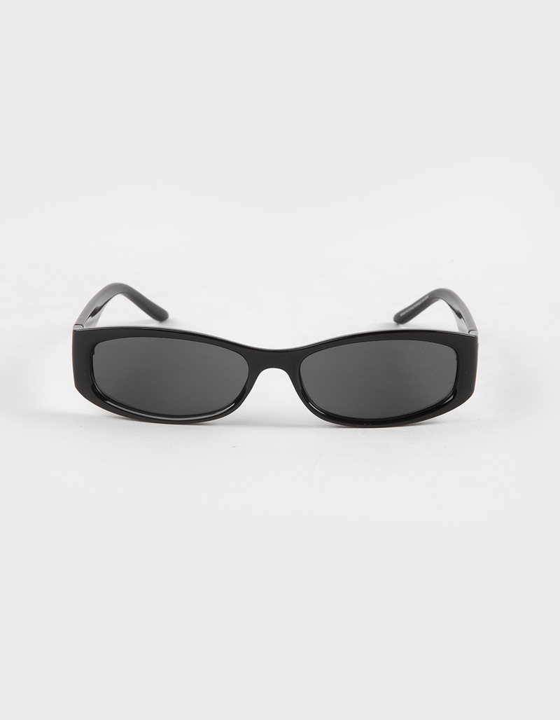 RSQ Rectangle Wrap Plastic Sunglasses image number 1