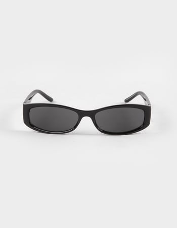 RSQ Rectangle Wrap Plastic Sunglasses Alternative Image