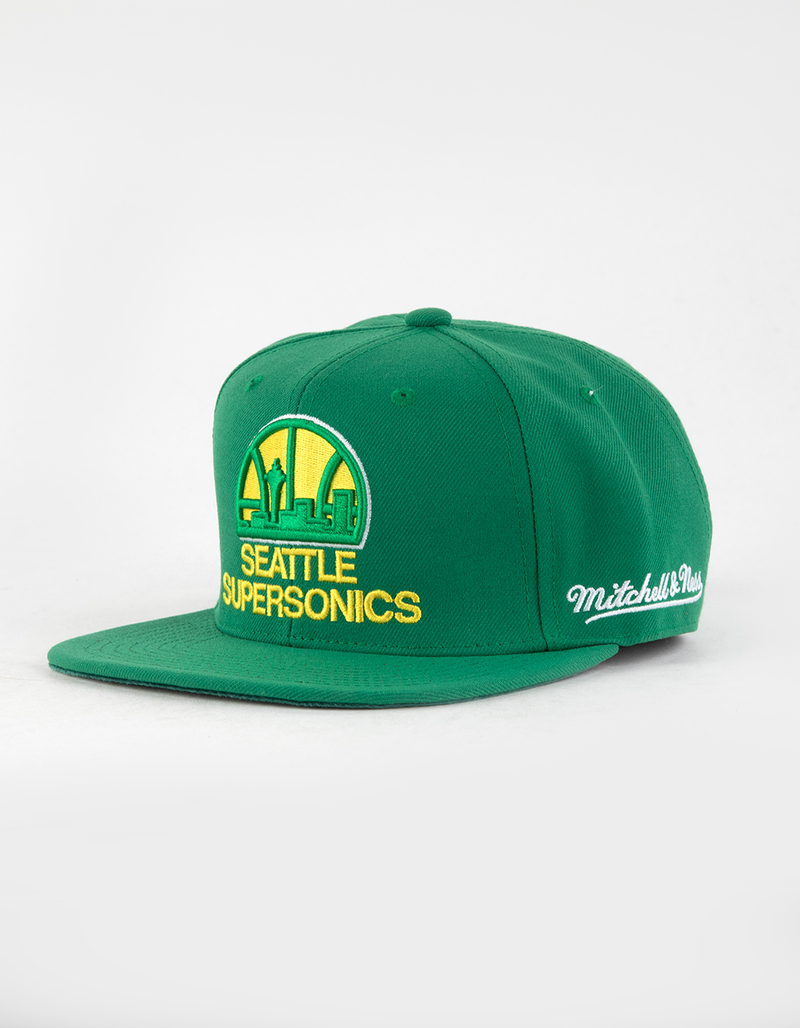 MITCHELL & NESS Seattle Supersonics Stretch Fitted Hat image number 0