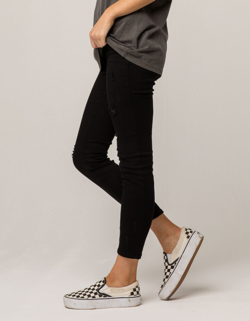 RSQ Cali High Rise Ankle Womens Ripped Skinny Jeans image number 1