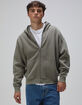 RSQ Mens Washed Zip-Up Oversized Hoodie image number 3