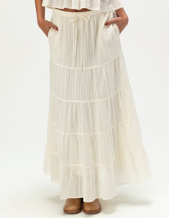 PATRONS OF PEACE Lotus Womens Maxi Skirt Alternative Image