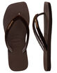 HAVAIANAS Plush Womens Slim Square Flip Flops image number 3
