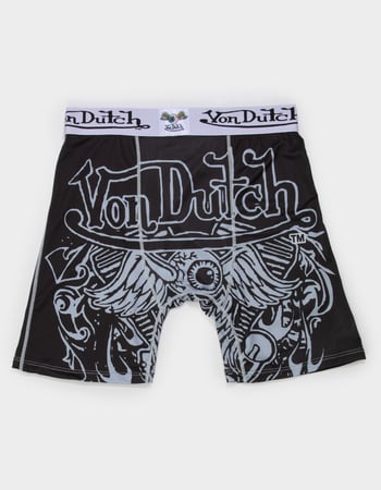 VON DUTCH Black Motor Mens Boxer Briefs Alternative Image