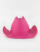 Pink Straw Womens Cowboy Hat image number 5