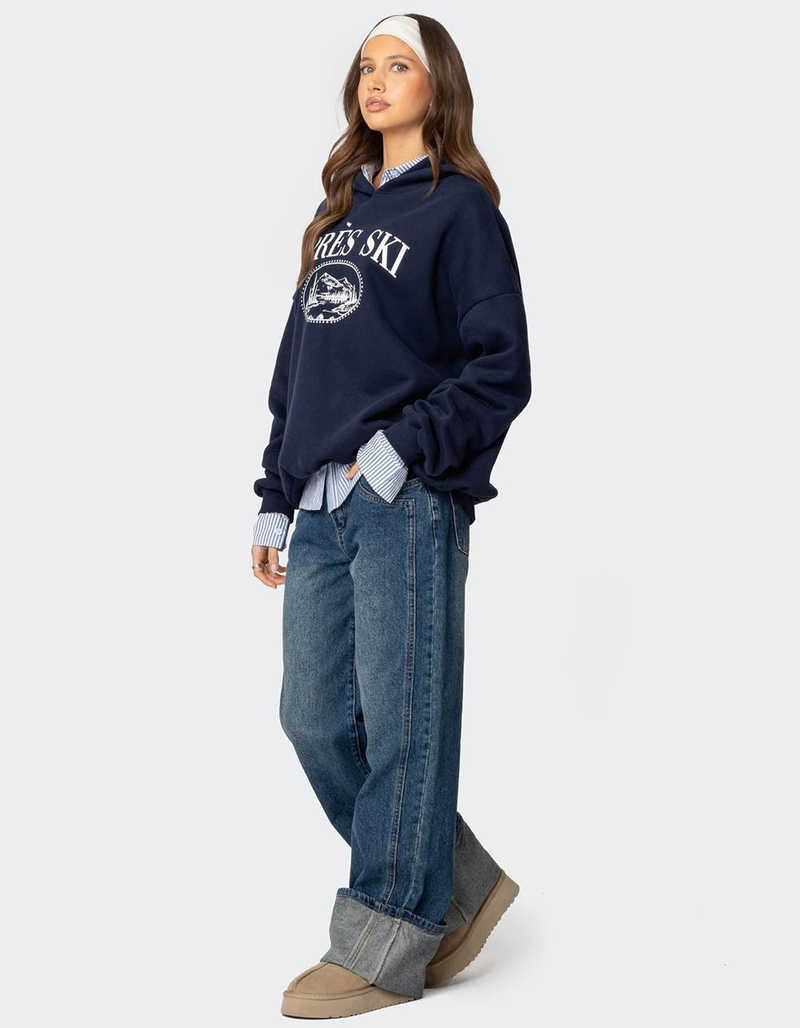 EDIKTED Après Ski Oversized Hoodie image number 4