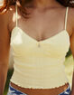 FULL TILT Pointelle Charm Womens Cami image number 7