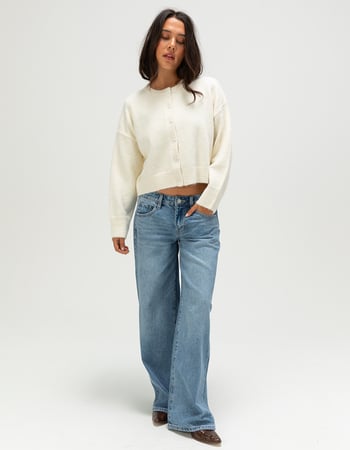 RHYTHM Estelle Womens Button Up Cardigan Alternative Image