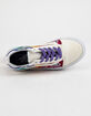 VANS Sparkle Flame Old Skool Rainbow & True White Girls Shoes image number 3