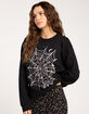 FULL TILT Spiderweb Womens Crewneck Sweatshirt image number 1