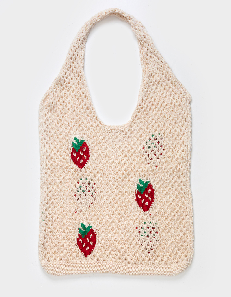 Strawberry Grocery Tote image number 1