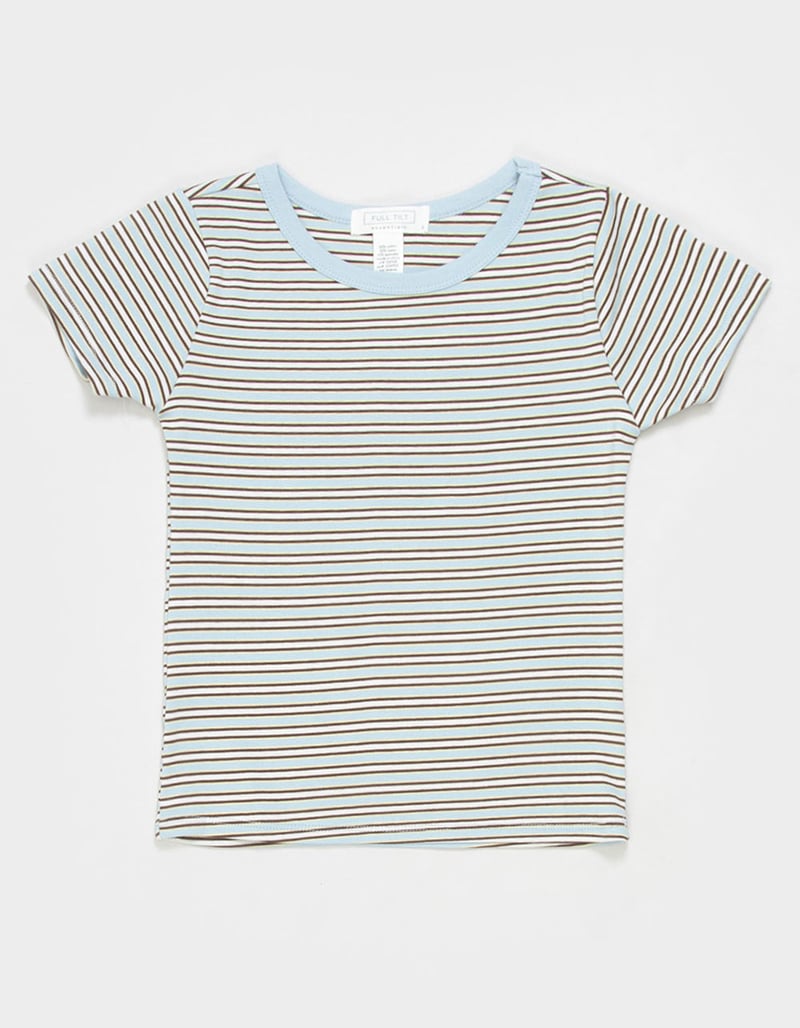 FULL TILT Essentials Girls Stripe Ringer Tee image number 0