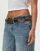 Floral Embroidered Belt image number 4