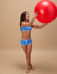 FULL TILT Texture Girls Bandeau Bikini Set image number 5