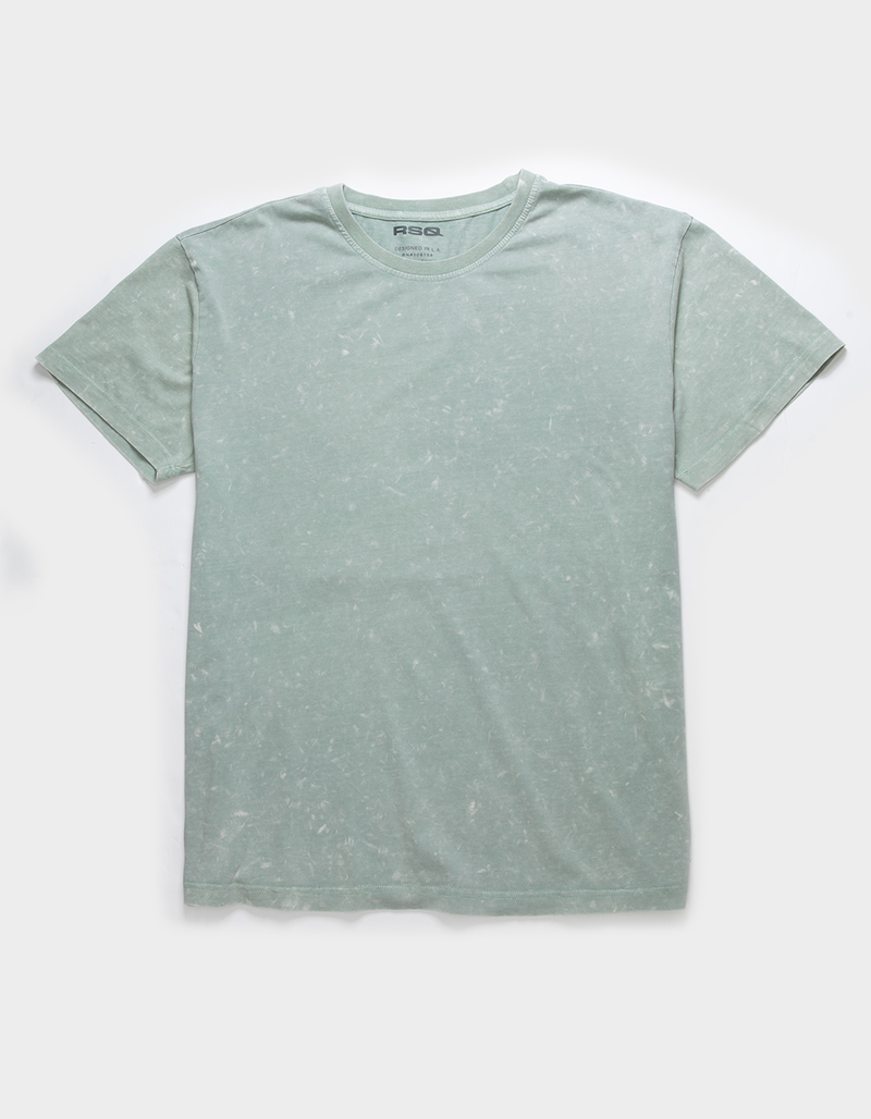 RSQ Mens Acid Wash Oversized Tee image number 1