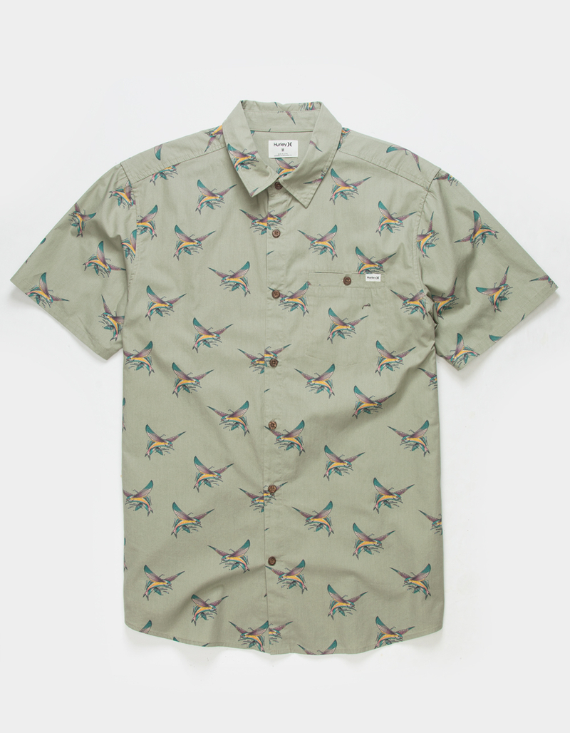 HURLEY Wind And Sea Mens Button Up Shirt image number 0