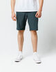 NITROUS BLACK Format Teal Blue Mens Hybrid Shorts image number 3