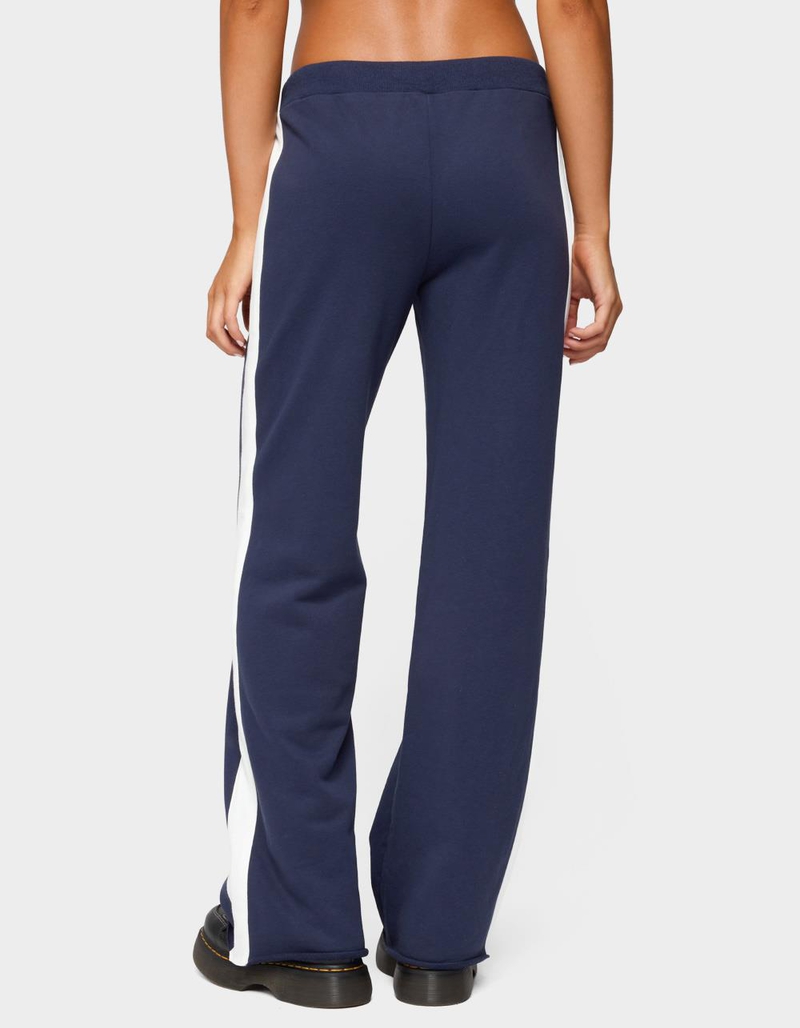 EDIKTED Baker Contrast Striped Sweatpants image number 2