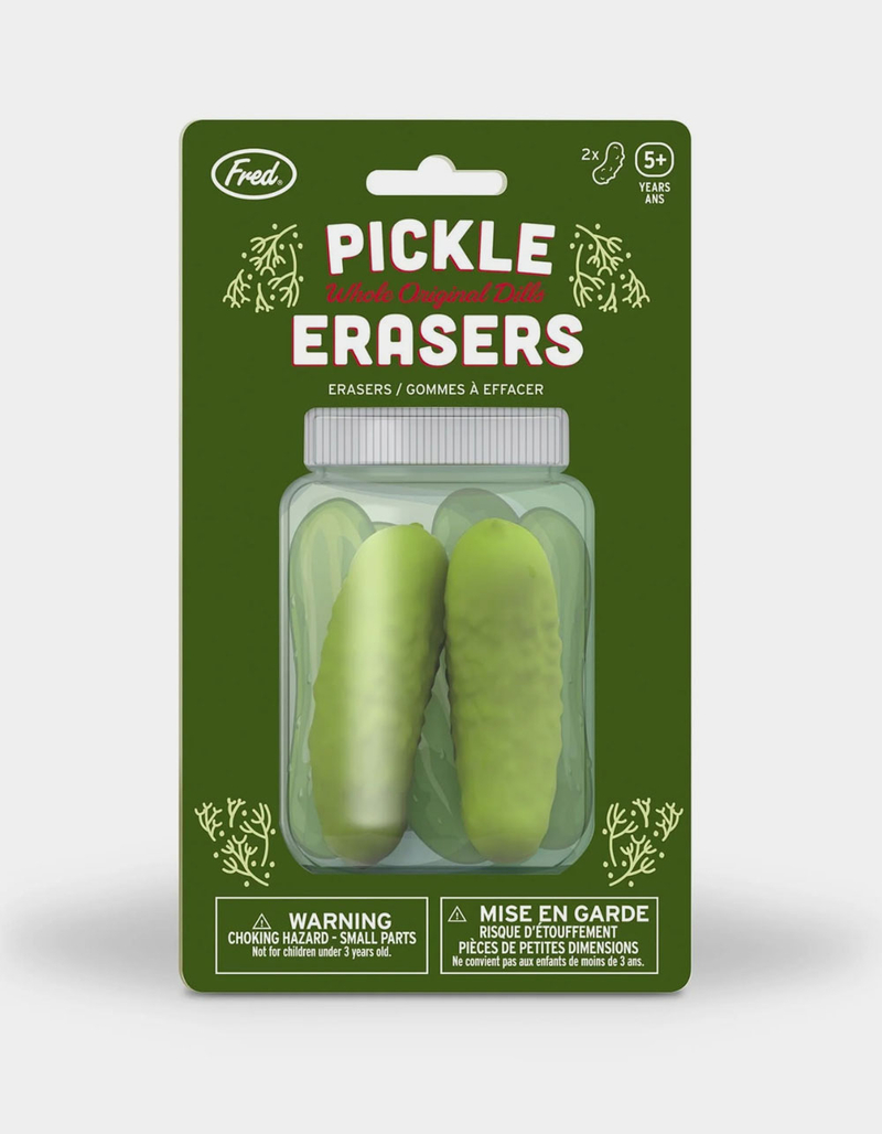 FRED & FRIENDS Pickle Erasers 2 Pack image number 0