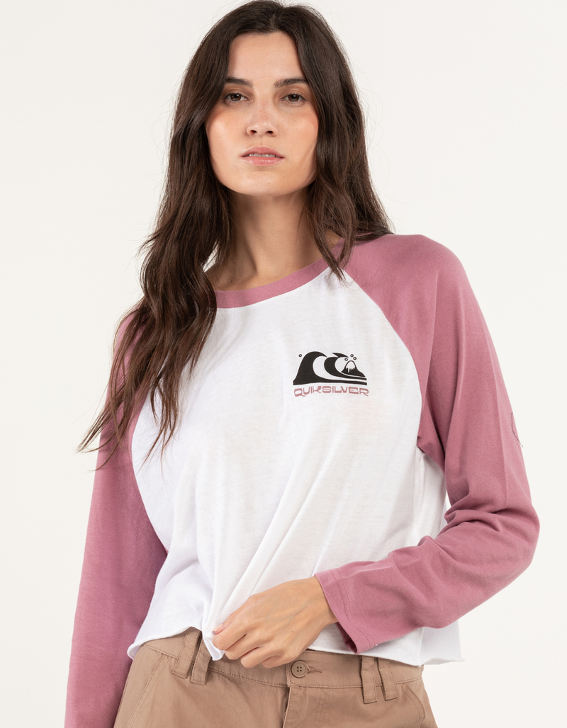 QUIKSILVER Raglan Womens Crop Tee image number 1
